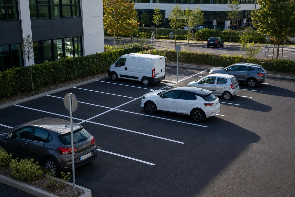 Signalétique de parking : normes, marquage et équipement